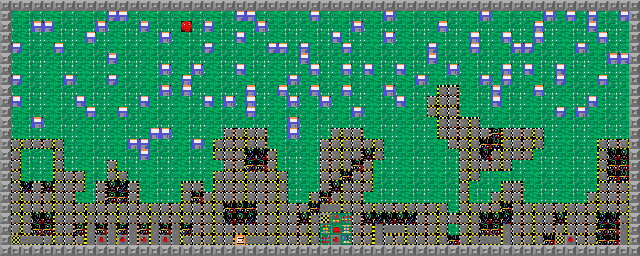 Thumbnail for a map of Level 019: Crazy Harry for the PC game Supaplex.