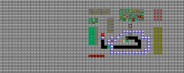 Thumbnail for a map of Level 026: One for the PC game Supaplex.