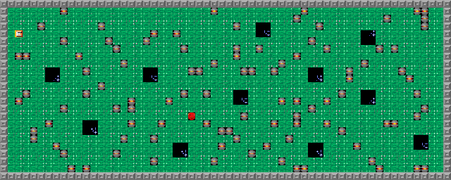 Thumbnail for a map of Level 030: No Problem! for the PC game Supaplex.