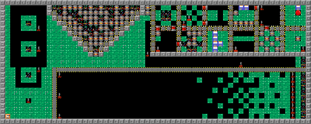 Thumbnail for a map of Level 047: Looks Difficult for the PC game Supaplex.