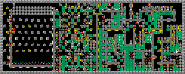 Thumbnail for a map of Level 048: Ready-Steady-Go!! for the PC game Supaplex.