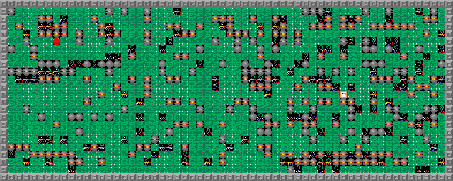 Thumbnail for a map of Level 052: Do It Yourself! for the PC game Supaplex.