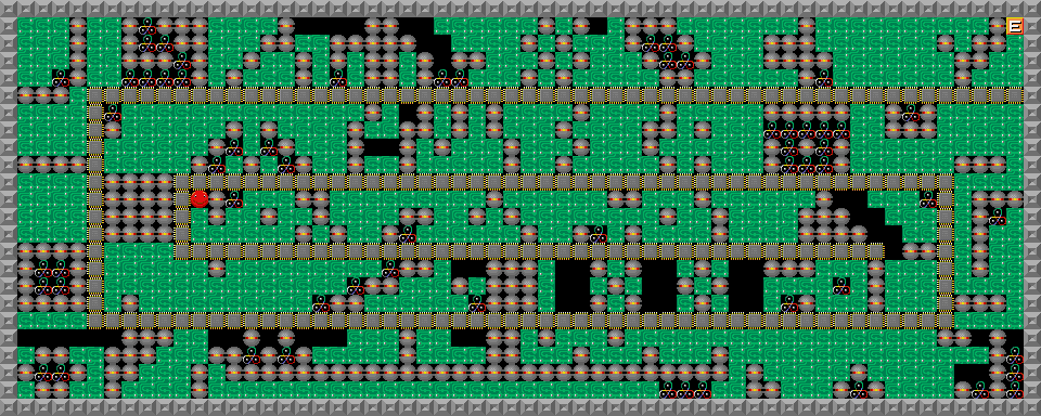 Thumbnail for a map of Level 059: Vice- for the PC game Supaplex.