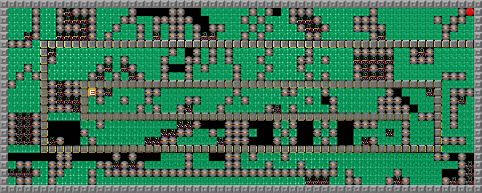 Thumbnail for a map of Level 060: Versa for the PC game Supaplex.
