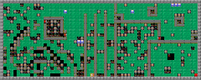 Thumbnail for a map of Level 077: Little Detail for the PC game Supaplex.