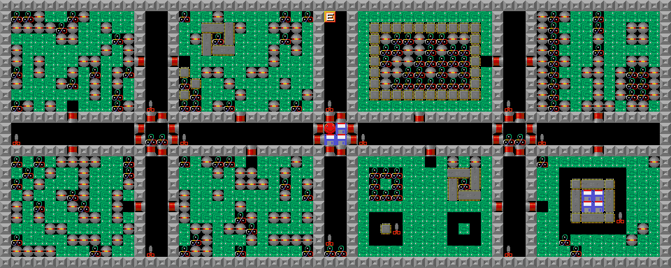 Thumbnail for a map of Level 083: Fun-Tastic! for the PC game Supaplex.