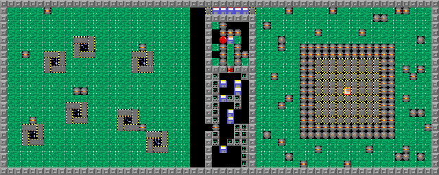 Thumbnail for a map of Level 086: Crash for the PC game Supaplex.