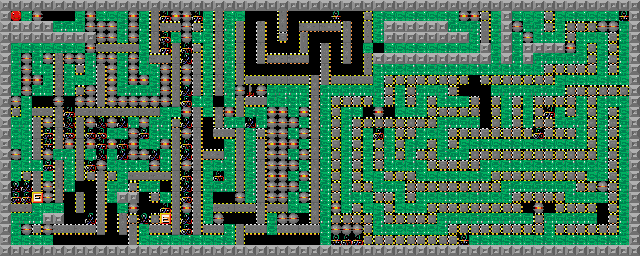 Thumbnail for a map of Level 087: See You Tomorrow! for the PC game Supaplex.