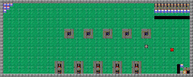 Thumbnail for a map of Level 094: Einstein's Favourite! for the PC game Supaplex.