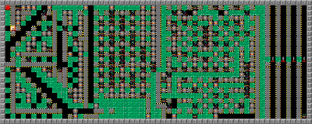 Thumbnail for a map of Level 095: Good Luck for the PC game Supaplex.