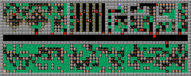 Thumbnail for a map of Level 102: Sub-Effects for the PC game Supaplex.
