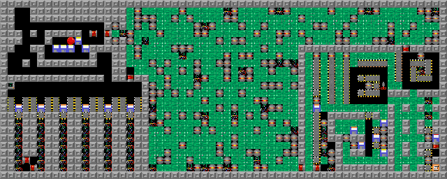 Thumbnail for a map of Level 105: One's Missing for the PC game Supaplex.