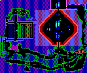 Thumbnail for a map of ZZT's Lost Forest Spider Haven for the PC game Super ZZT.