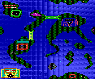 Thumbnail for a map of ZZT's Monster Zoo Level 4 for the PC game Super ZZT.