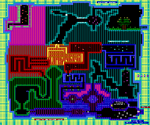 Thumbnail for a map of ZZT's Monster Zoo Level 6 for the PC game Super ZZT.