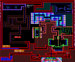 Thumbnail for a map of ZZT's Proving Grounds Level 7 for the PC game Super ZZT.