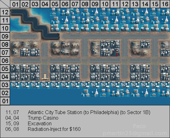 Thumbnail for a map of Atlantic City for the PC game Superhero League Of Hoboken.