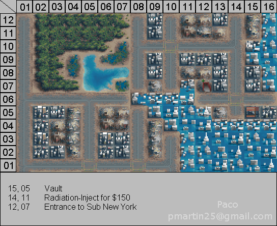 Thumbnail for a map of New York Uptown for the PC game Superhero League Of Hoboken.
