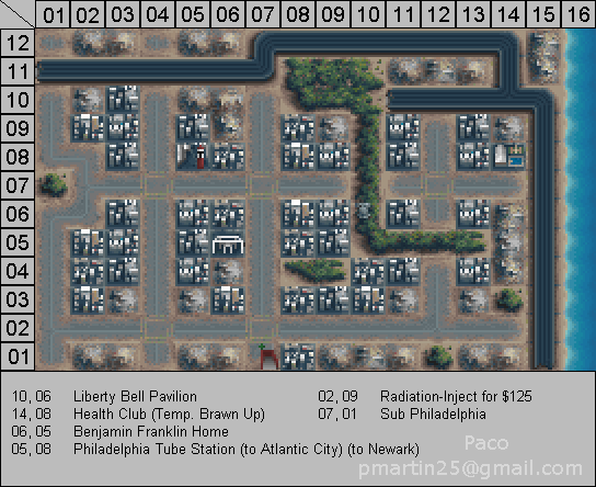 Thumbnail for a map of Philadelphia for the PC game Superhero League Of Hoboken.