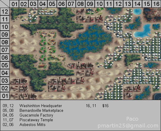 Thumbnail for a map of Sector 1C for the PC game Superhero League Of Hoboken.