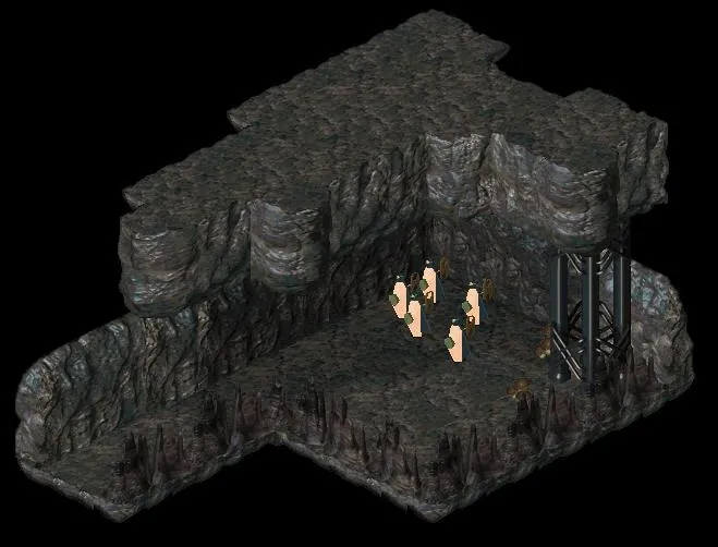 Thumbnail for a map of Celebration Statue - Penguin Room for the PC game Twinsen's Odyssey.