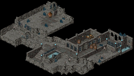 Thumbnail for a map of Citadel Island Cave - 2 for the PC game Twinsen's Odyssey.