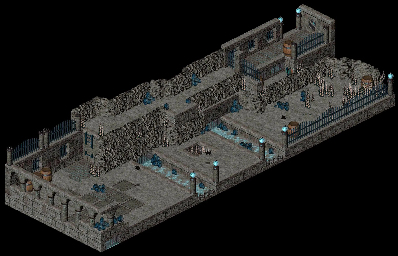 Thumbnail for a map of Citadel Island Cave - 3 for the PC game Twinsen's Odyssey.