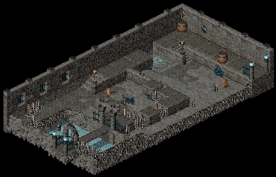 Thumbnail for a map of Citadel Island Cave - 4 for the PC game Twinsen's Odyssey.
