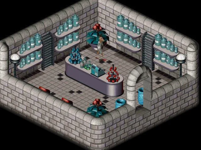 Thumbnail for a map of Citadel Island LupinBourg - Pharmacy for the PC game Twinsen's Odyssey.