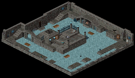 Thumbnail for a map of Citadel Island LupinBourg - Sewers - 1 for the PC game Twinsen's Odyssey.