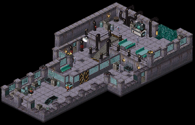 Thumbnail for a map of Emerald Moon Moonbase - 2 for the PC game Twinsen's Odyssey.