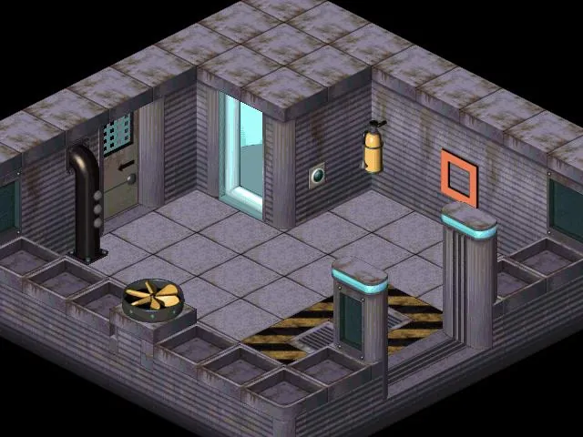 Thumbnail for a map of Emerald Moon Moonbase - Entrance 1 for the PC game Twinsen's Odyssey.