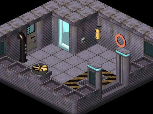 Thumbnail for a map of Emerald Moon Moonbase - Entrance 3 for the PC game Twinsen's Odyssey.