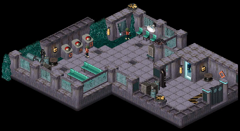 Thumbnail for a map of Emerald Moon Welcoming Building for the PC game Twinsen's Odyssey.