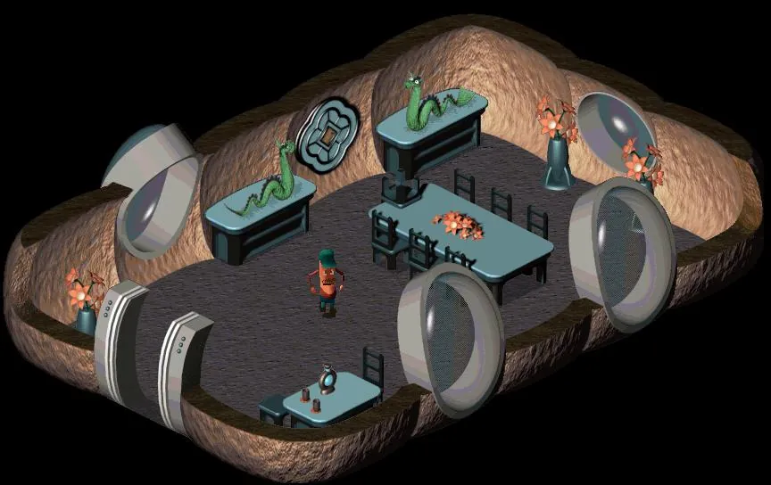 Thumbnail for a map of Francos Burgermaster for the PC game Twinsen's Odyssey.