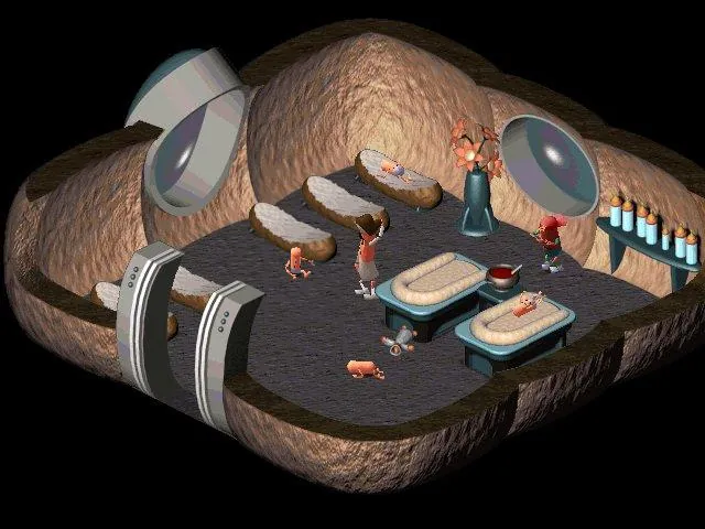 Thumbnail for a map of Francos Creche's House for the PC game Twinsen's Odyssey.
