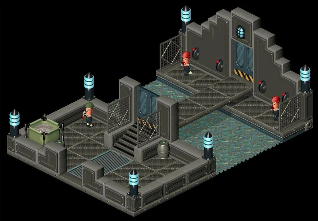 Thumbnail for a map of Francos Passage To Harbour for the PC game Twinsen's Odyssey.