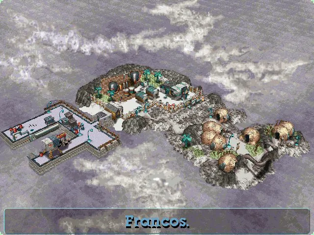 Thumbnail for a map of Francos for the PC game Twinsen's Odyssey.