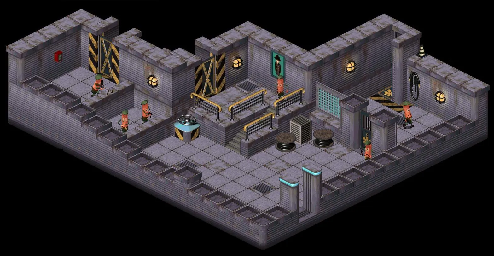 Thumbnail for a map of Islet CX Inside - 1 for the PC game Twinsen's Odyssey.