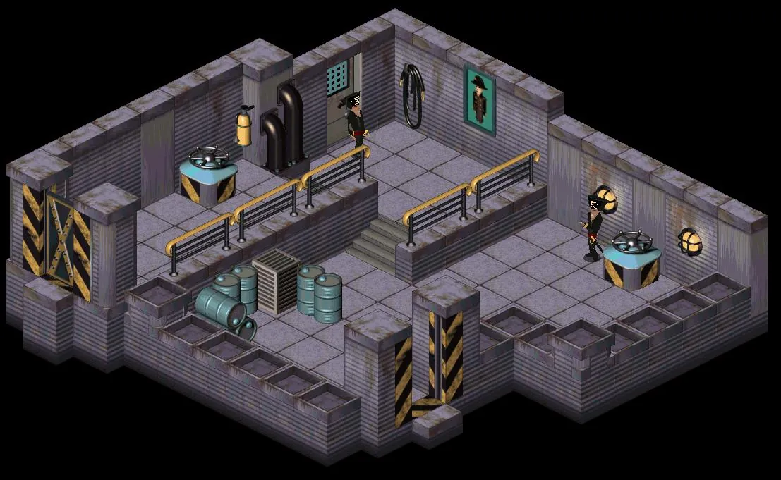 Thumbnail for a map of Islet CX Inside - 2 for the PC game Twinsen's Odyssey.