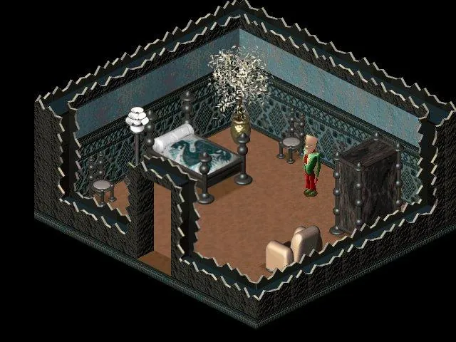 Thumbnail for a map of Otringal Hotel - Johnny Rocket's Room for the PC game Twinsen's Odyssey.