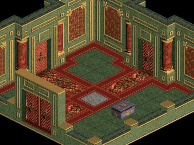 Thumbnail for a map of Otringal Palace - 1 for the PC game Twinsen's Odyssey.