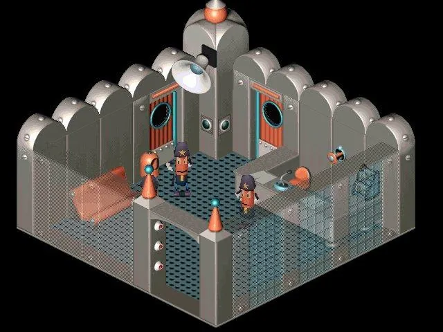 Thumbnail for a map of Otringal Prison - 2 for the PC game Twinsen's Odyssey.