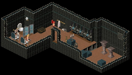Thumbnail for a map of Otringal Rick's Cafe - Backstage for the PC game Twinsen's Odyssey.