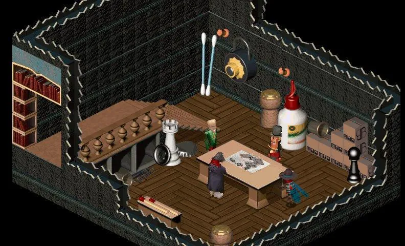 Thumbnail for a map of Otringal Shop - Dissidents' Hideout for the PC game Twinsen's Odyssey.