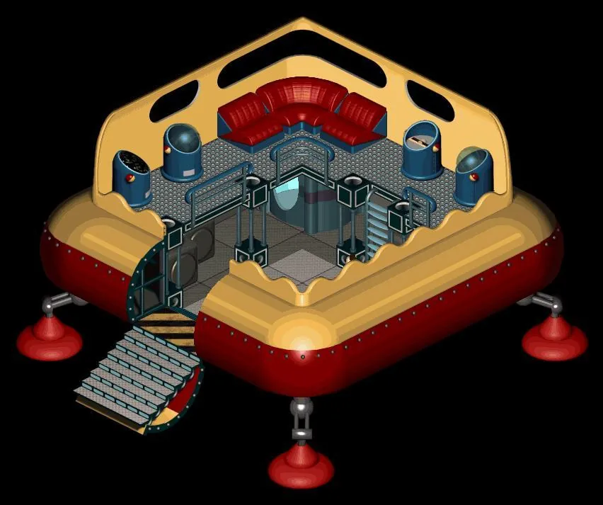 Thumbnail for a map of Shuttle for the PC game Twinsen's Odyssey.