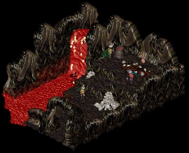Thumbnail for a map of Under Celebration Hideout for the PC game Twinsen's Odyssey.