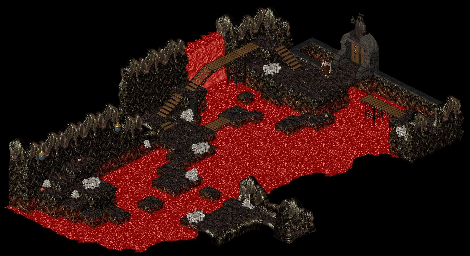 Thumbnail for a map of Wannies Mines - 3 for the PC game Twinsen's Odyssey.