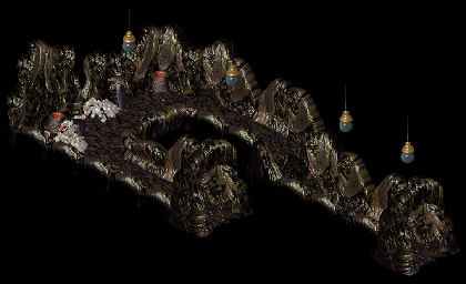 Thumbnail for a map of Wannies Mines - 4 for the PC game Twinsen's Odyssey.