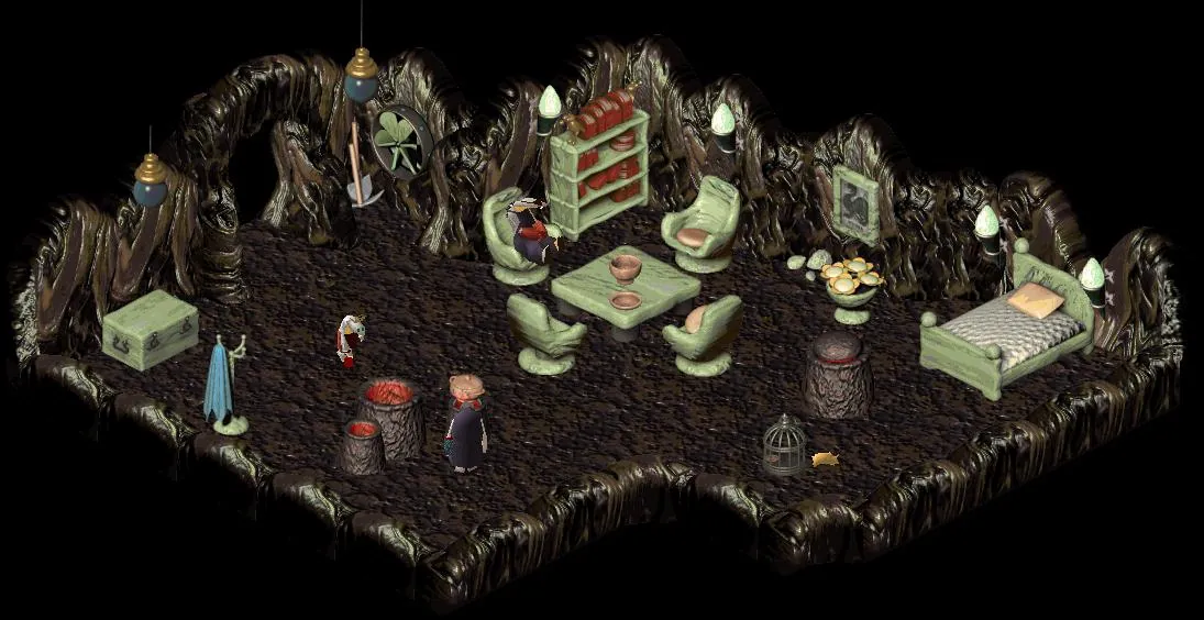 Thumbnail for a map of Wannies Village - House for the PC game Twinsen's Odyssey.
